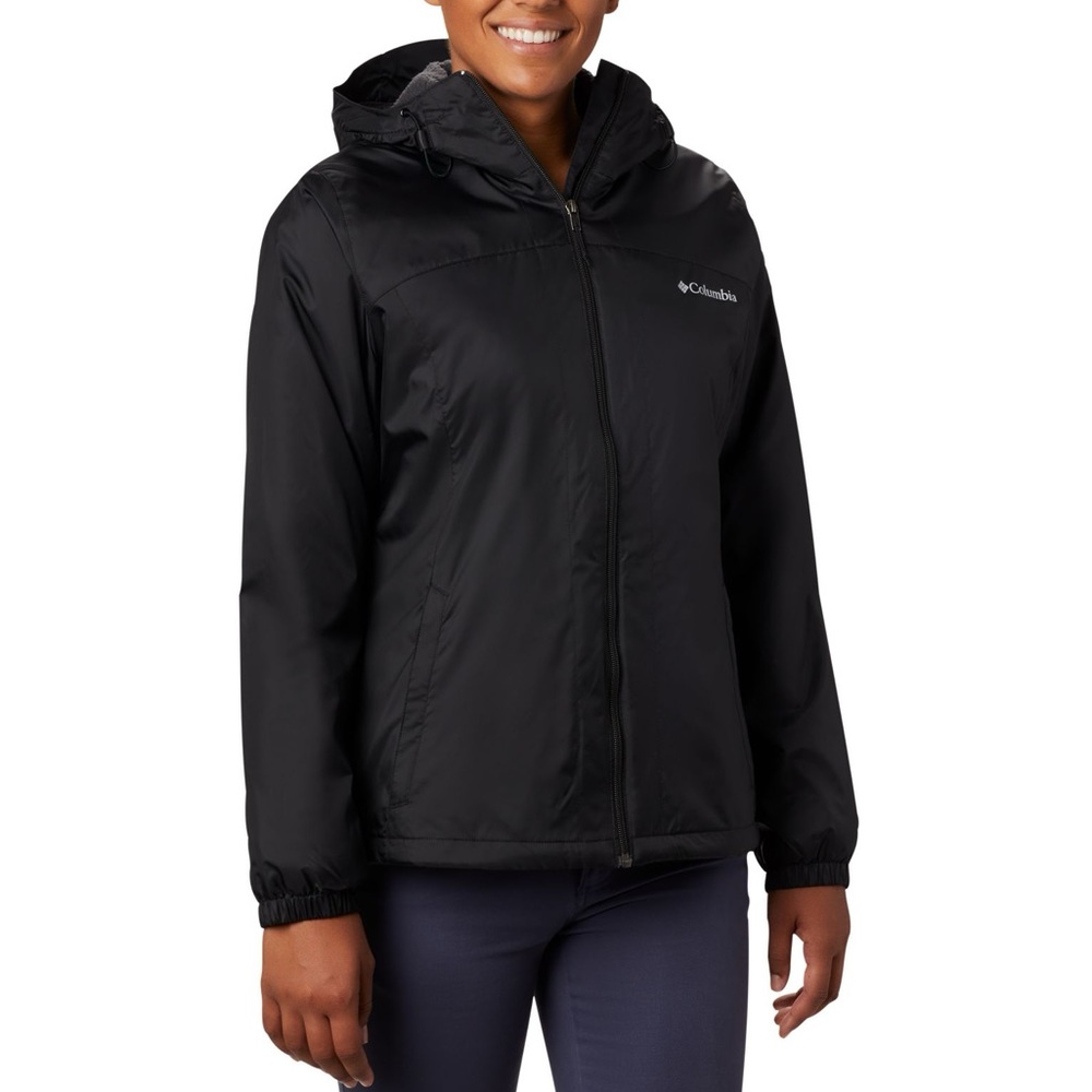 Columbia Sherpa lined rain jacket